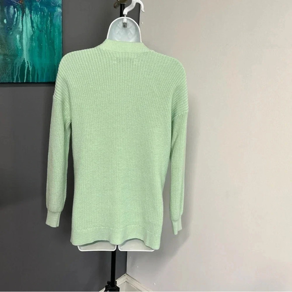 Loft Green Button Front‎ Cardigan Pockets Women’s XS Business Casual Preppy - Picture 5 of 11